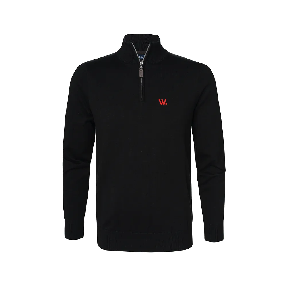 Brockton HalfZip Sweater Men Svart