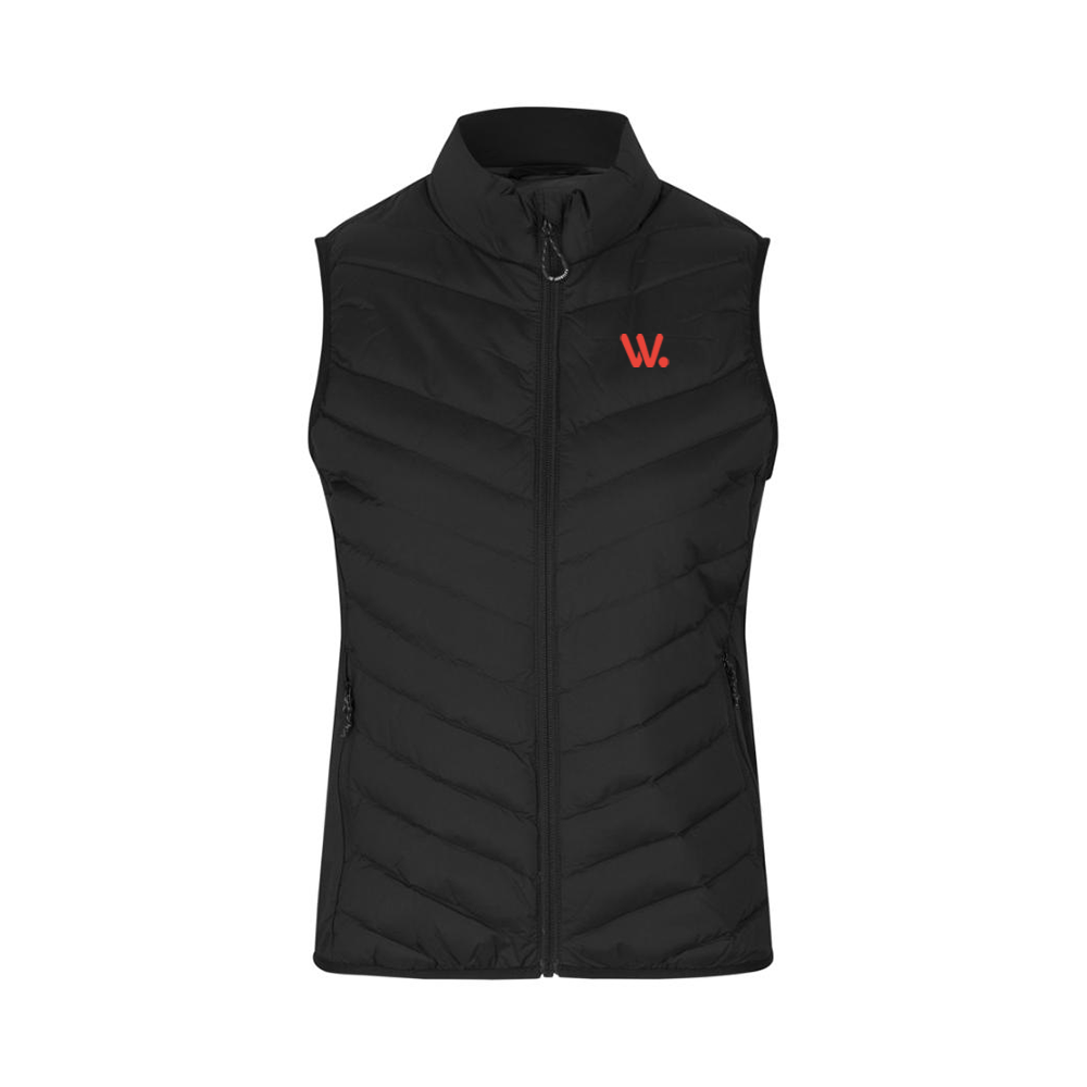 Bodywarmer stretch Ladies Svart